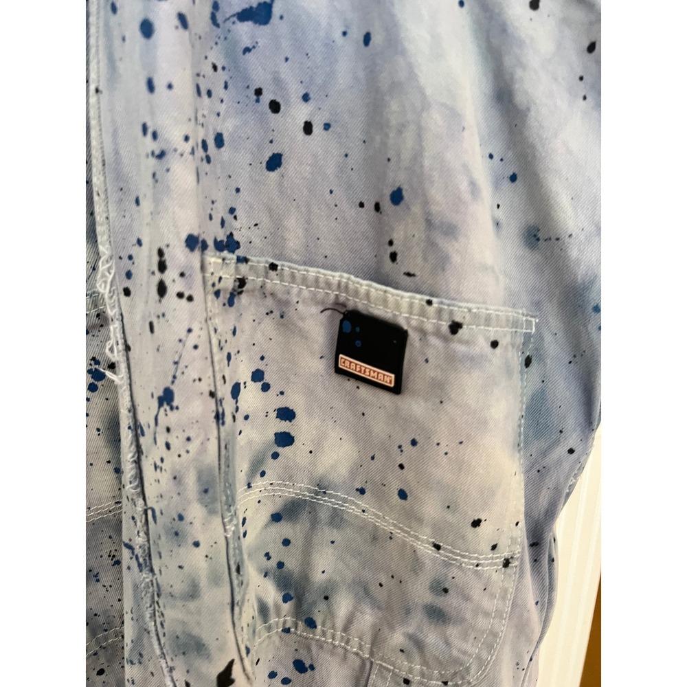 Free‎ People x Tricia Fix Funky Long Skirtall Denim Dress Evil Eye Medium Large - Picture 7 of 9